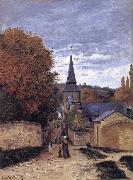 Claude Monet Street in Sainte-Adresse oil painting